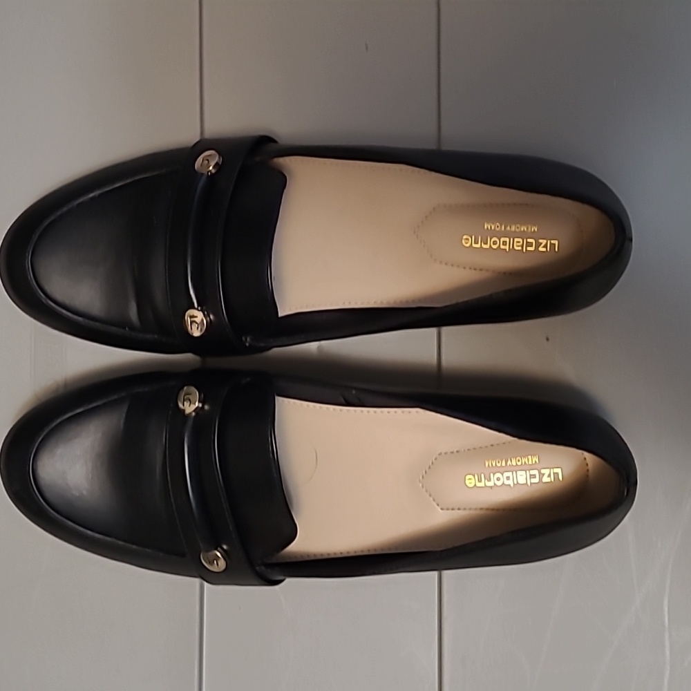 Black Memory Foam Flats